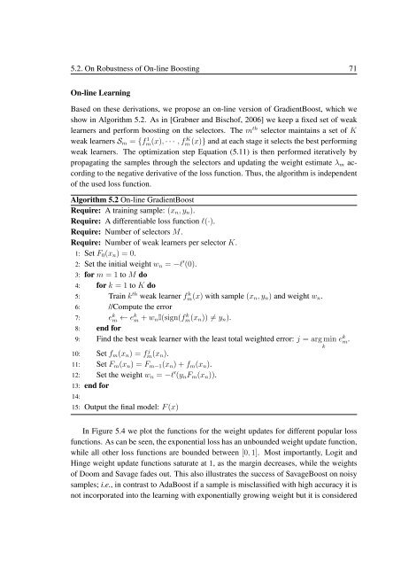 PhD Thesis Semi-Supervised Ensemble Methods for Computer Vision