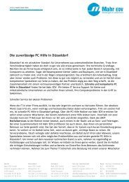 Die zuverlässige PC Hilfe in Düsseldorf als PDF ... - Mahr EDV