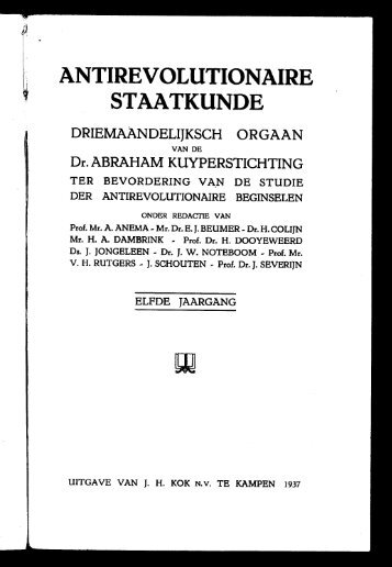 p. 1-112 - Publicaties Nederlandse Politieke Partijen