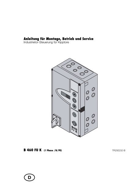 Steuerung für Kipptor B460 FUK