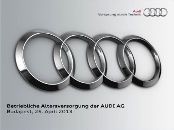 Referat Audi AG