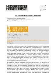 GÜLDENER HERBST 2012_Infotext Kühndorf