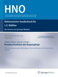 Rezeptorfunktion der Bogengänge Teil2 - HNO ...