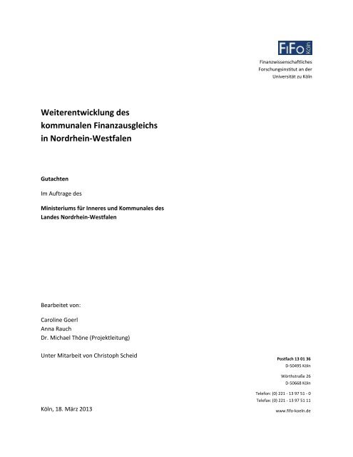 Gutachten (PDF) - MIK NRW