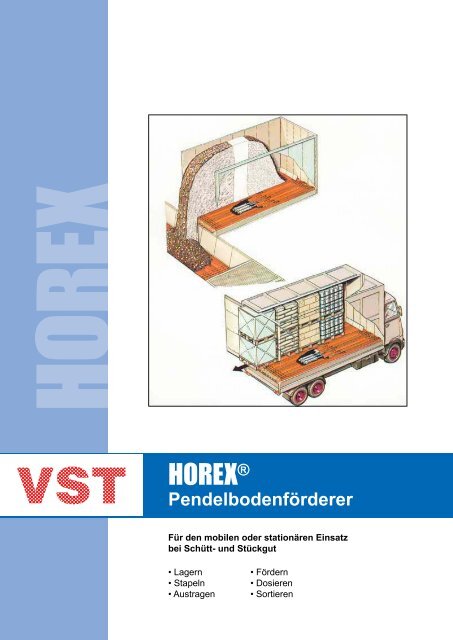 Prospekt HOREX® Pendelbodenförderer - VST Umwelttechnik GmbH