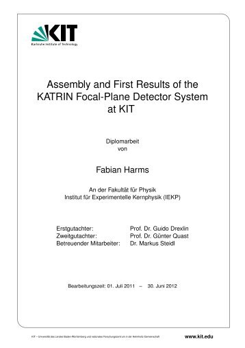 Diploma Thesis - KATRIN - KIT