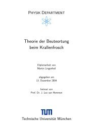 Theorie der Beuteortung beim Krallenfrosch - Prof. J. Leo van ...