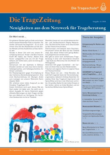 Die TrageZeitung - Die Trageschule