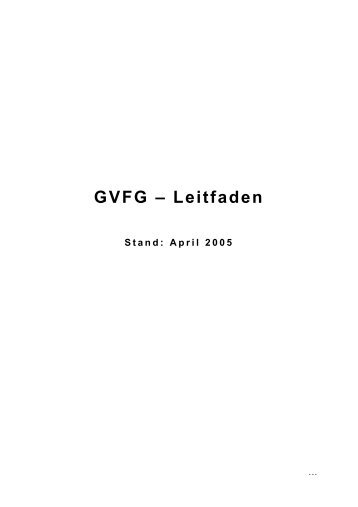 GVFG – Leitfaden - Toni Hofreiter