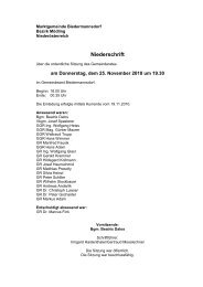 Protokoll der GR-Sitzung vom 25.11.2010 (248 ... - Biedermannsdorf