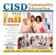 ComEd CISD Spring 2011 - Comal Independent School District