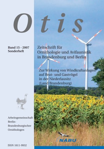 Zeitschrift für Ornithologie und Avifaunistik in Brandenburg ... - ABBO