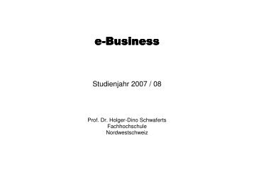 e-Business 2008 - Schwaferts