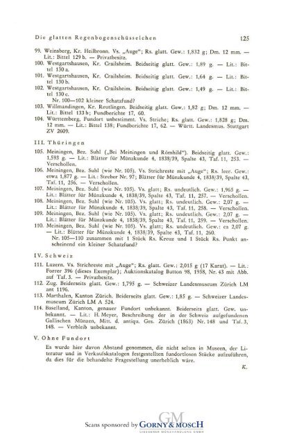 1963 Band XIII - Bayerische Numismatische Gesellschaft