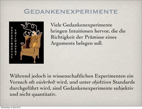 Philosophie Mit Experimenten - Kevin Reuter