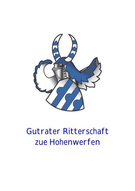 Gutrater Ritterschaft zue Hohenwerfen