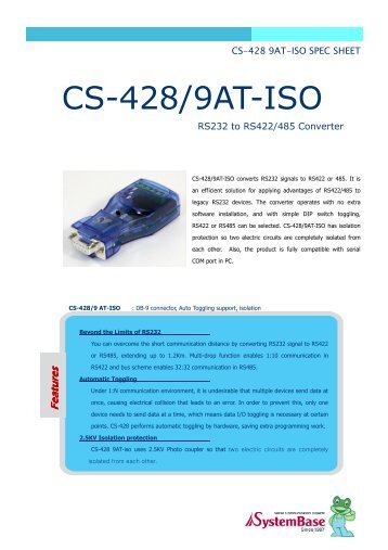 CS-428/9AT-ISO Spec Sheet eng