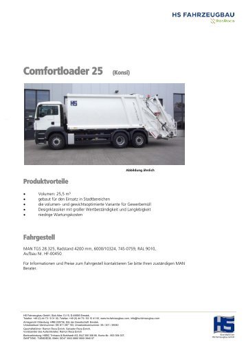 Comfortloader 25 auf MAN - HS Fahrzeugbau GmbH