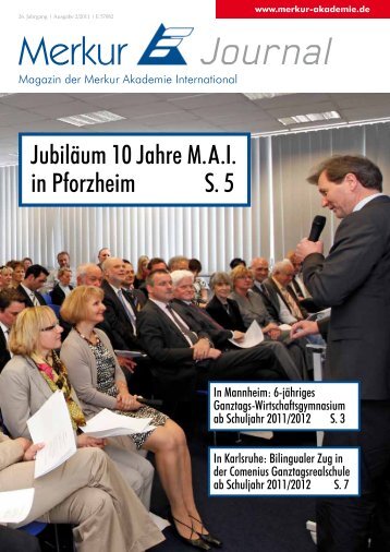 Merkur Journal 2/2011 - Comenius Ganztagsrealschule