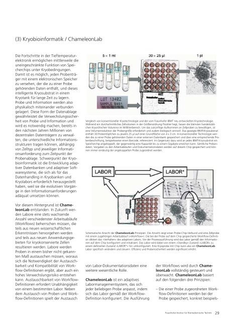 Kryoforschungsbank & Zentrum für ... - Biotechnologie.de