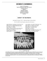 Women's swimming - University of Maine