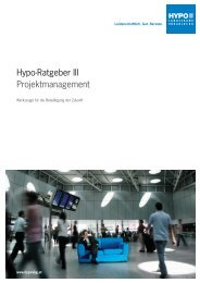 Hypo-Ratgeber III Projektmanagement - Hypo Landesbank Vorarlberg