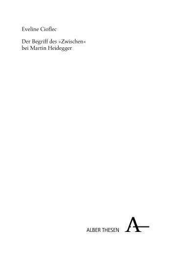 Leseprobe - Verlag Karl Alber