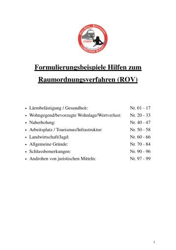 Formulierungsbeispiele Hilfen zum ... - Lensahn