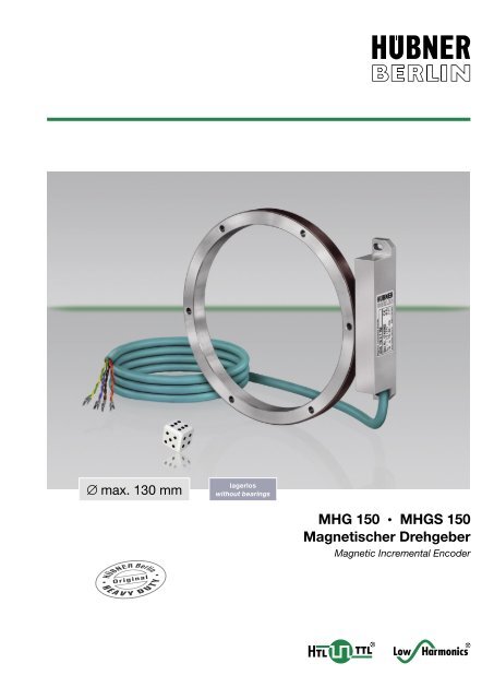 MHG 150 • MHGS 150 Magnetischer Drehgeber