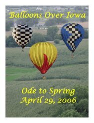 Ode to Spring - Balloons Over Iowa