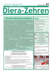 Amtsblatt 02/2013 - Diera-Zehren