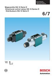 Wegeventile NG 10 Serie D Directional control valves NG 10 Series ...