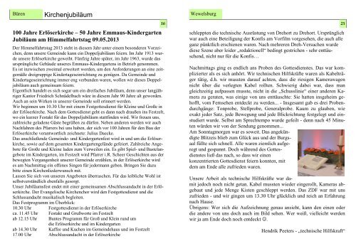 Anzeiger März - Mai 2013.pub - Evangelische Kirchengemeinde ...