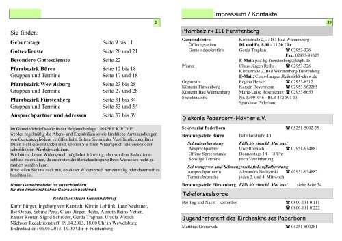 Anzeiger März - Mai 2013.pub - Evangelische Kirchengemeinde ...