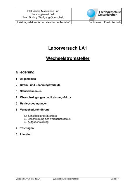 BLE-P Wechselstromsteller.pdf - Elektrotechnik