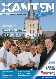 Sechs Köche live auf dem Markt! - Xanten Live