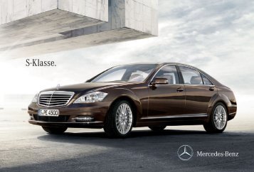 Prospekt der Mercedes-Benz S-Klasse Limousine W/V221 aus 01.2012.