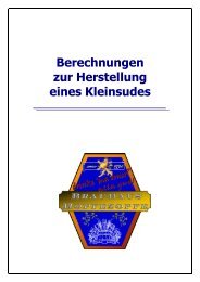 Berechnungen zur Herstellung eines Kleinsudes - Bierbrauerei.net