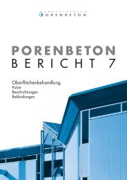 PORENBETON B E R I C H T 7 - Cirkel GmbH & Co.KG