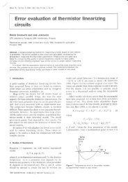 of thermistor linearizing