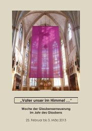 „Vater unser im Himmel …“ - Domsite Billerbeck