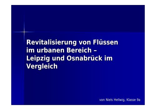 Vortrag von Nils Helwig