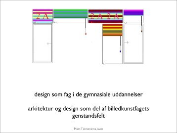 design som fag i de gymnasiale uddannelser arkitektur og design ...