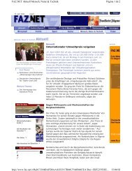 Página 1 de 2 FAZ.NET Aktuell Mensch, Natur & Technik 15/04/03 ...
