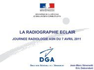 Technique de radiographie « éclair - ASN