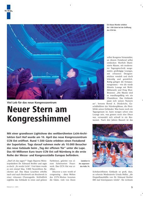 Das NürnbergMesse+Congress Magazin - Suesswarenversand.de