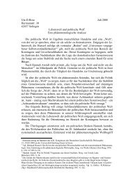Lebenswelt und politische Welt. Eine ... - DGPhil 2008