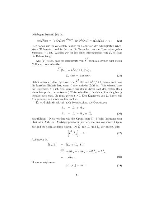 Kurzskript zur Vorlesung Quantenmechanik I, Prof. W. Vogelsang ...