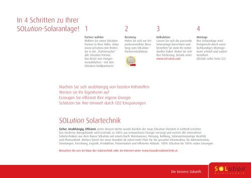 Die Sonne von SOLution. - SOLution Solartechnik: SOLution Startseite