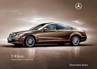 Preisliste Mercedes-Benz S-Klasse Limousine (W/V221) vom 01.02.2010.
